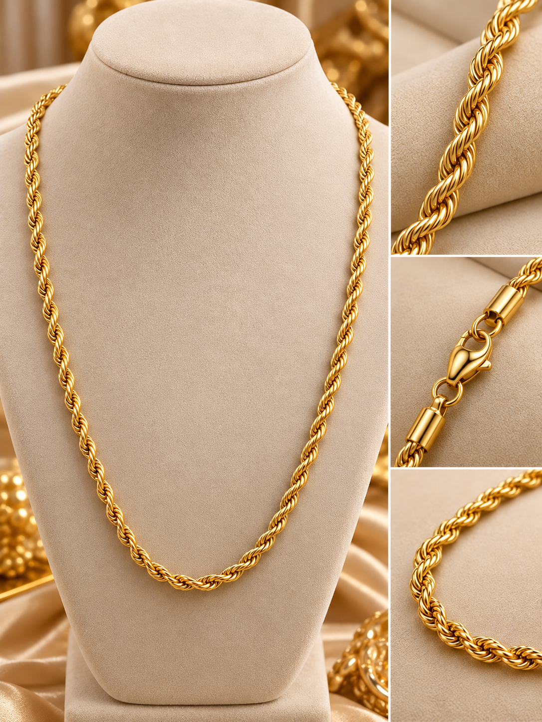 Twisted Rope Necklace